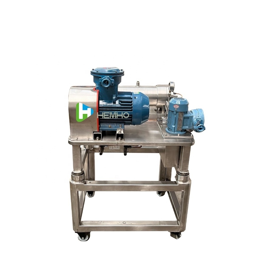 High Speed Continuous Flow Stainless Steel Pilot Scale Horizontal Decanter Centrifuge