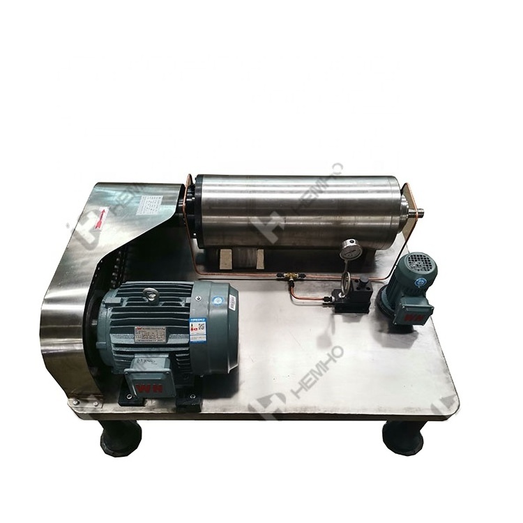 High Speed Continuous Flow Stainless Steel Pilot Scale Horizontal Decanter Centrifuge