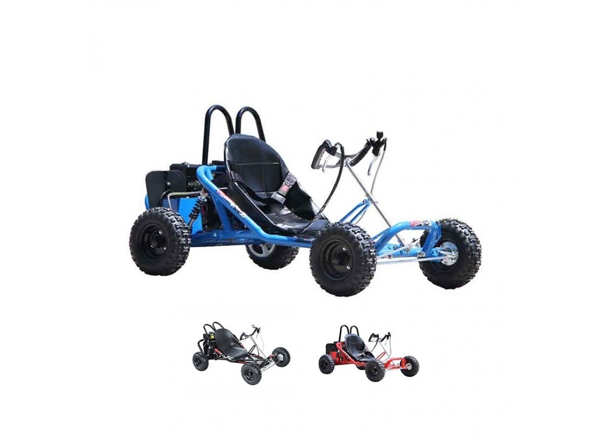 Gas Powered 196CC Go Kart Outdoor buggy off-racing kart for adult