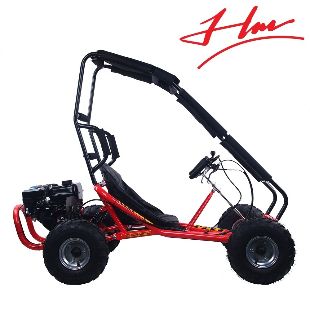 Hot selling 196cc/270cc side-by-side outdoor drive gasoline single seat karting