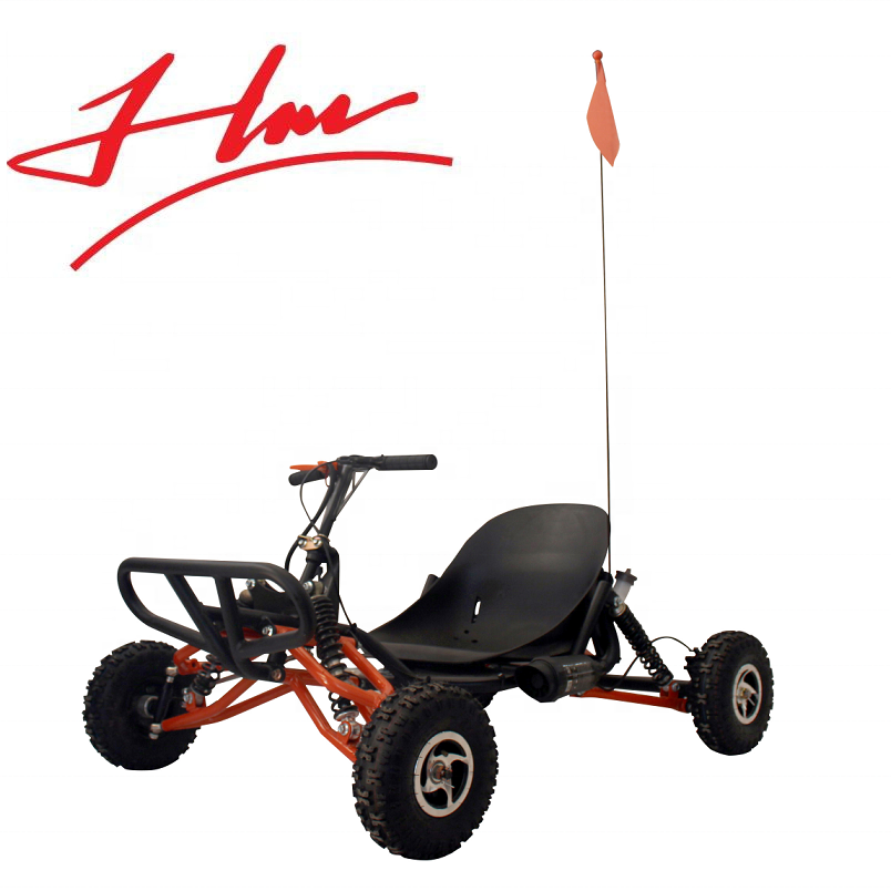 Patent design shock suspension mini go kart smart displacement gas racing buggy for teenagers