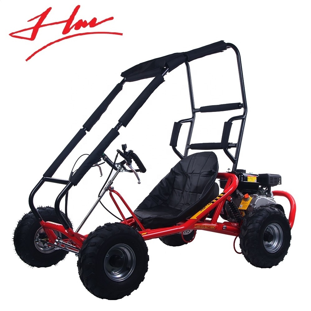 Hot selling 196cc/270cc side-by-side outdoor drive gasoline single seat karting