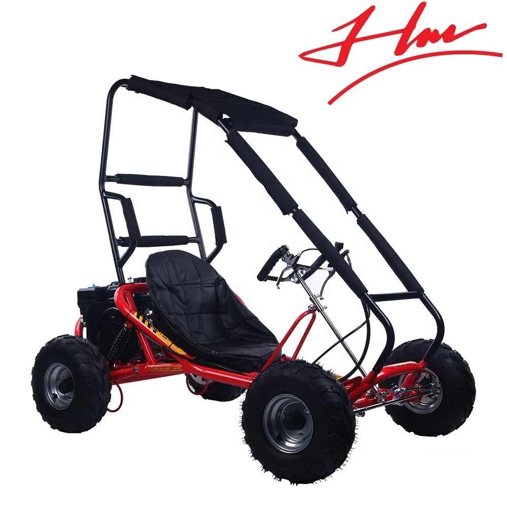 Tent Gasoline 196cc 4 Stroke Racing Dune Buggy for Sale, Off Road beach Go Kart for Adults wet dry Clutch