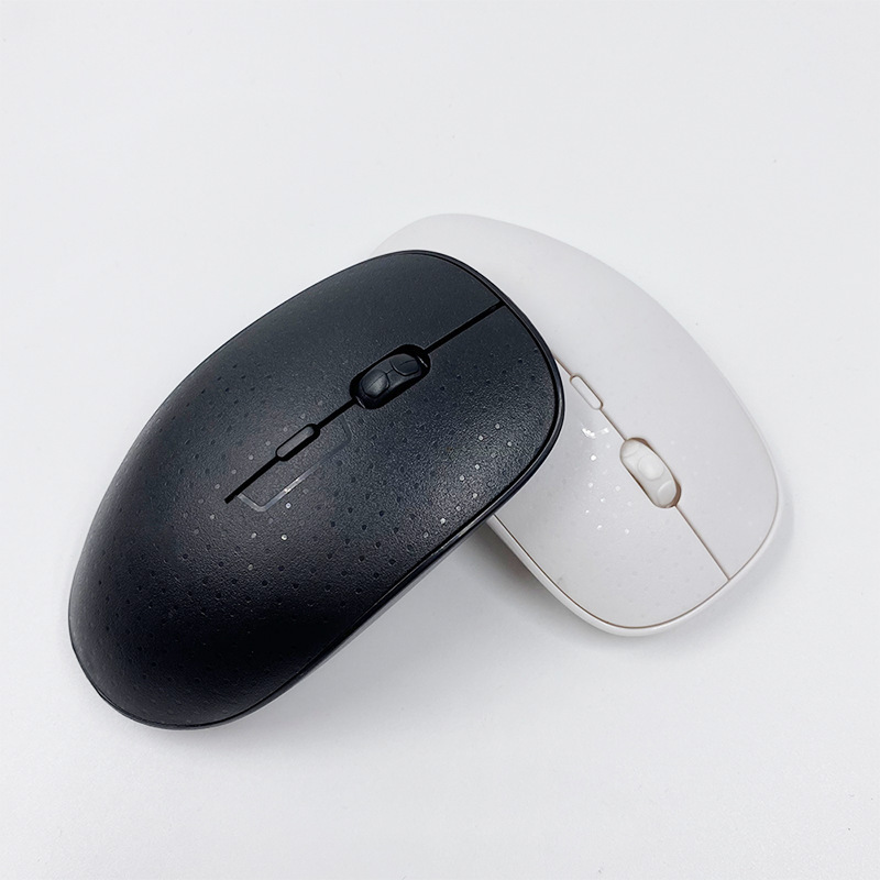 Custom Logo White Business Gift Computer Mouse Slim 2.4G Wireless Mouse