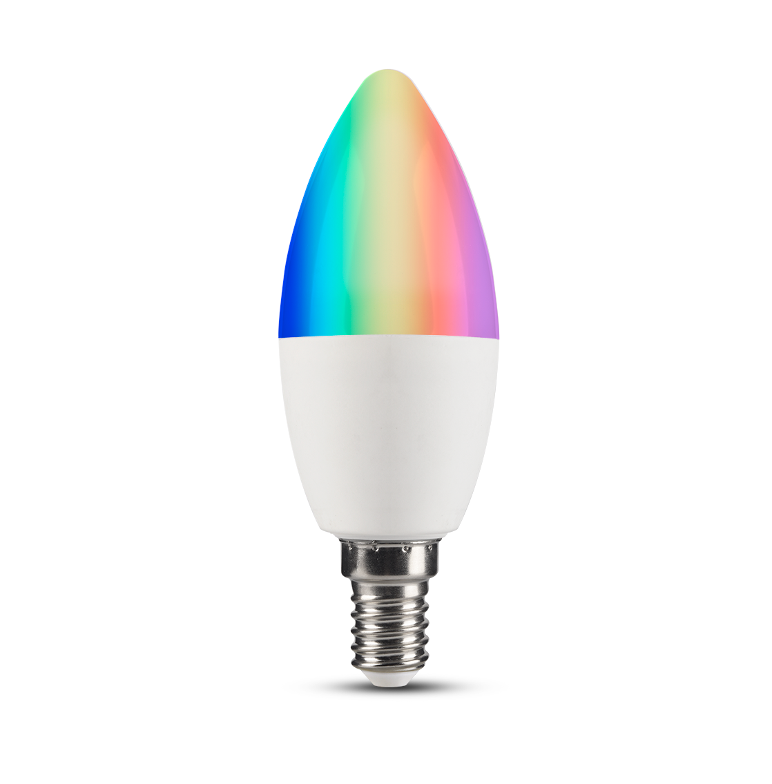 Smart Bulb E14 C37 RGBW WiFi No Hub Required Tuya Alexa and Google Home