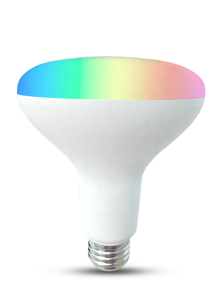 BR30 Smart Bulb WiFi LED RGBW Tuya Alexa and Google Assistant 700lm 8W E26