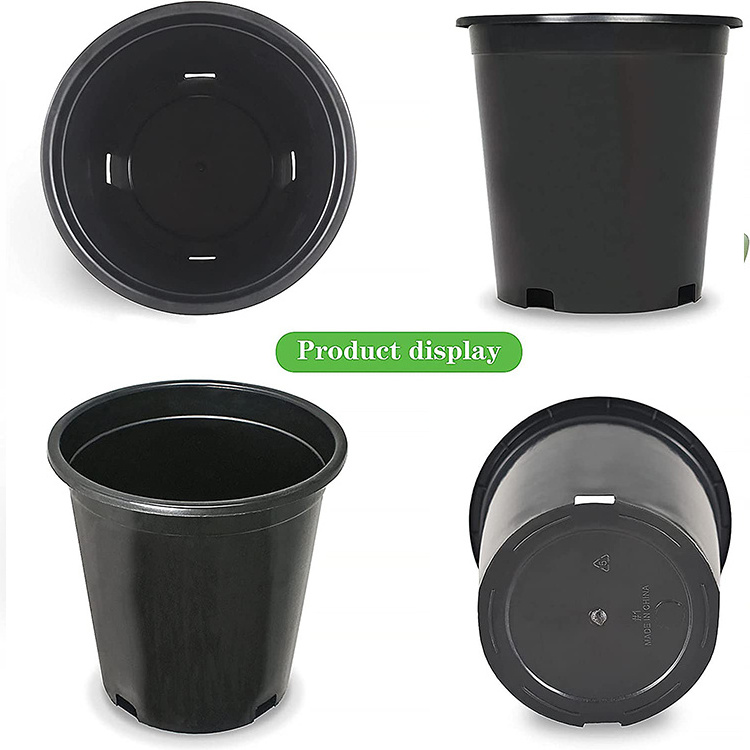 Cheap Price Durable Gallon Nursery Pot 5 7 10 15 Gallon Plastic Flower Pots Canada