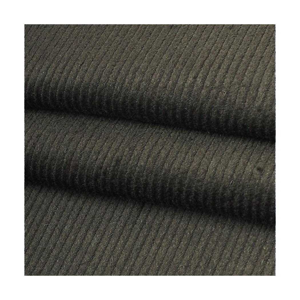 HG214 Sustainable Eco Friendly OCS Certified Anti-bacterial Hemp Organic Cotton Blended Corduroy Fabric for Shoes Pants