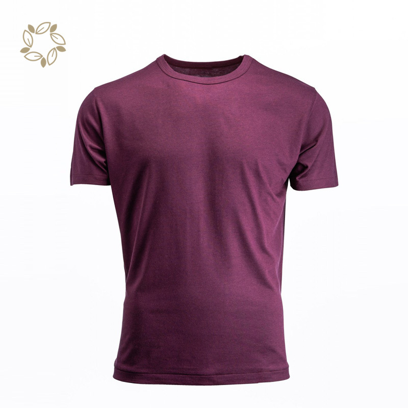 Bamboo Tee Men's Plain Dyed T-shirts  blank bamboo t shirt Organic short sleeve button down shirt unisex solid color t shirts