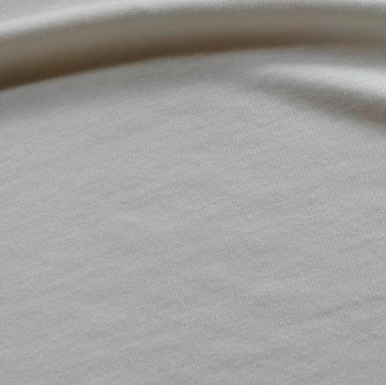 Viscose Organic Cotton Spandex Interlock Fabric Wholesale Bamboo for Baby Clothes Sustainable Eco-friendly fabric for sweatshirt