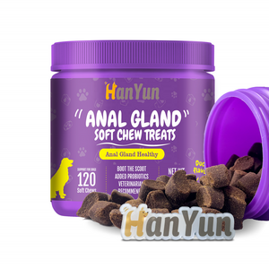 Private Label Dog Supplements Anal Gland Chews for dogs and cats - Anal Gland Support for Dogs - Gentle on Digestive System