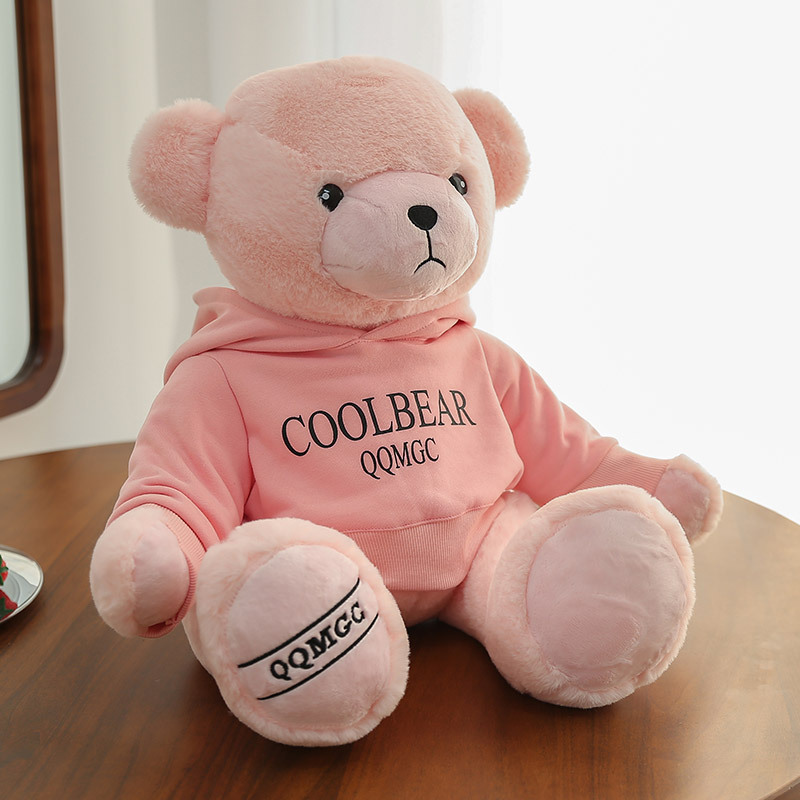 Hot selling Cute Cool Bear Plush Toys Birthday Gifts for Soothing Dolls Bear Pillows Wedding Wedding Dolls and Dolls Wholesale