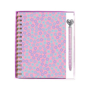 Wire Coil Binding Hot Stamping Custom diary journal notepad Planner Spiral Note book Notebook set