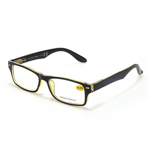 Fashion PC Frame Square shape low price Anti Blue Light Blocking Reading Glasses