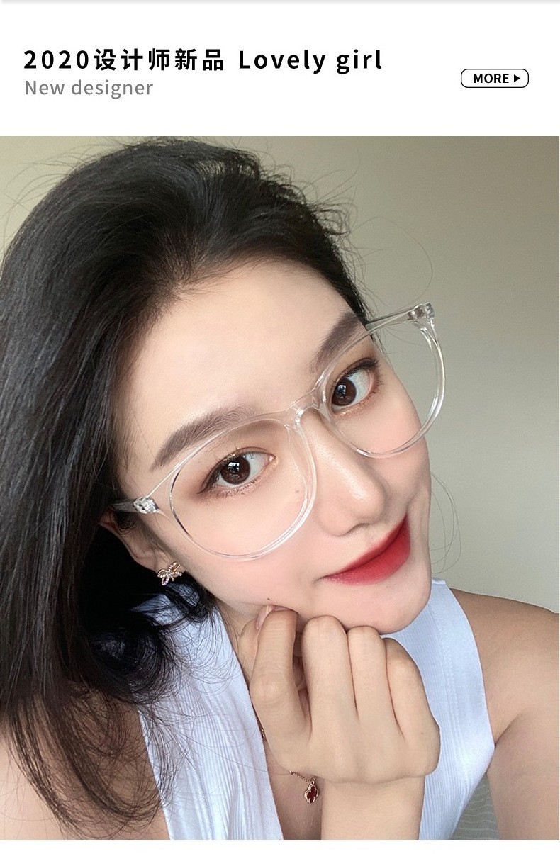 19203 New Retro Round Anti-Blue Light computer glasses optical Fashion Women anti blue ray glasses