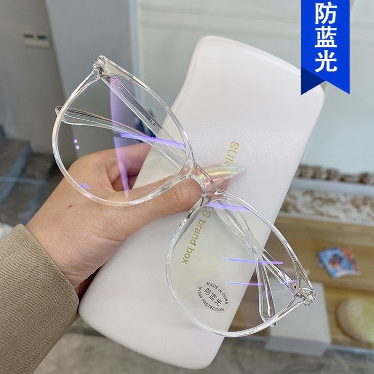 19203 New Retro Round Anti-Blue Light computer glasses optical Fashion Women anti blue ray glasses