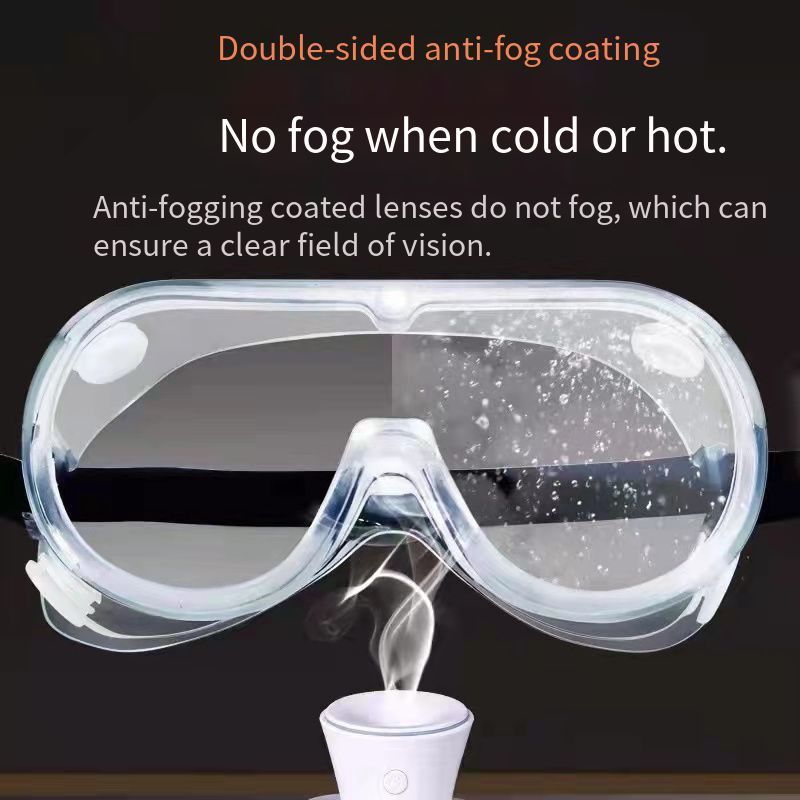 Fashion Transparent Personal Protective Goggle Anti Fog UV Safety Goggles Glasses