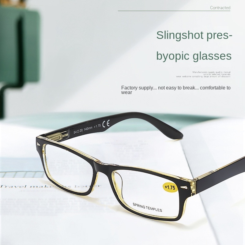 Fashion PC Frame Square shape low price Anti Blue Light Blocking Reading Glasses