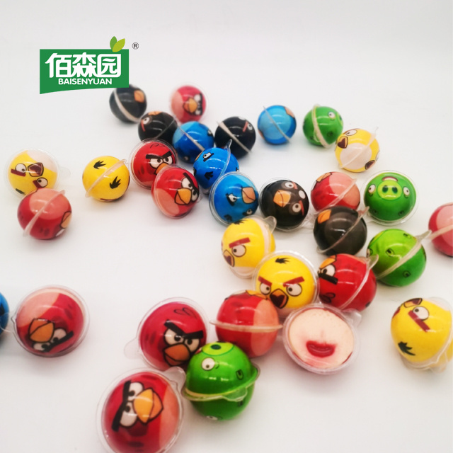 Multi-colored Birds Shaped Filling Juice Jam Candy  Wholesale Candy Custom Sweet Gummy Candy