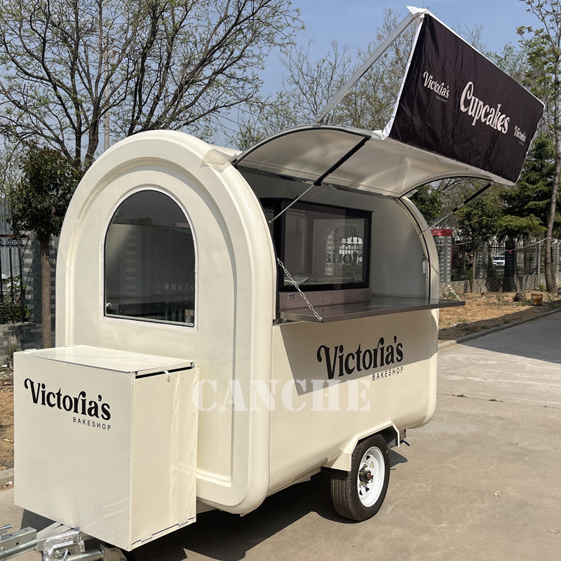 Most popular arestream food truck ice cream trailer mobile food van for sale