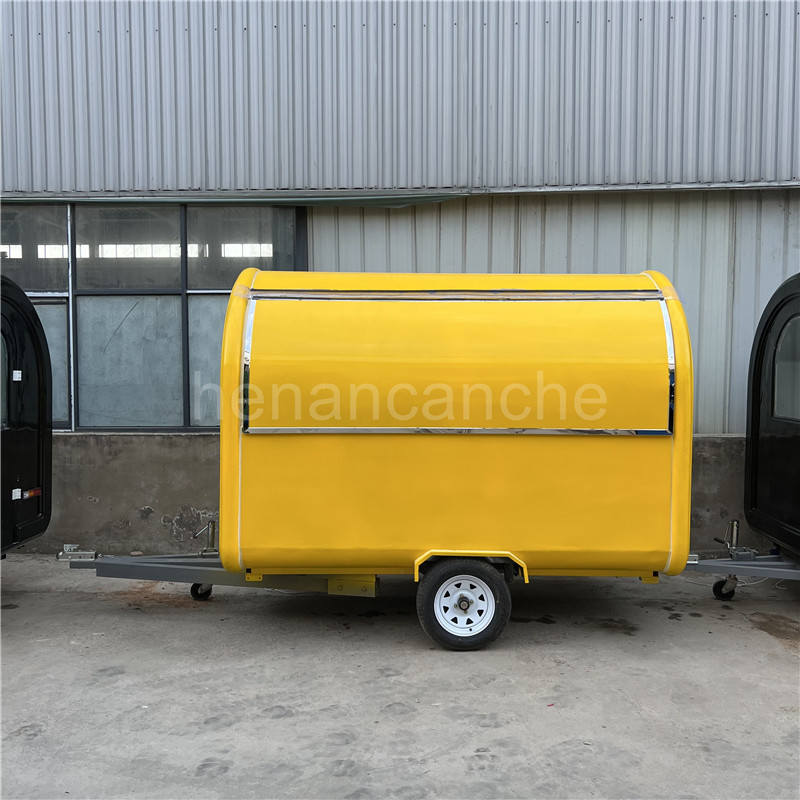 UK Ireland France hot sell CE Blue food cart food truck food trailer for sale