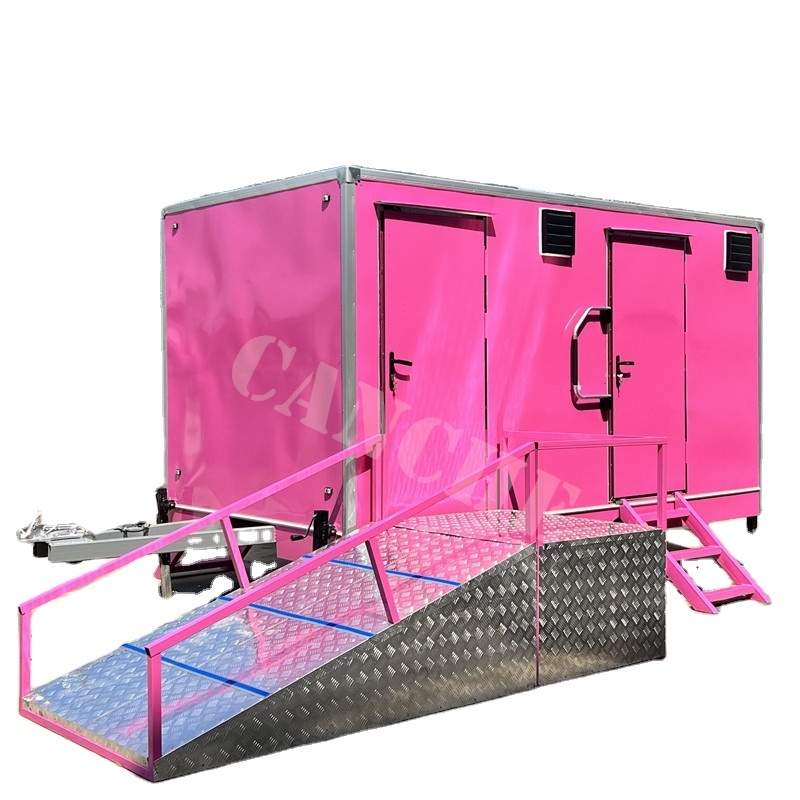 Top Quality Luxury Toilet Trailer Portable Toilet Trailer of Mobile Portable Toilet for Sale