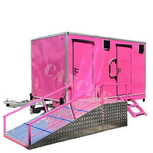 Top Quality Luxury Toilet Trailer Portable Toilet Trailer of Mobile Portable Toilet for Sale