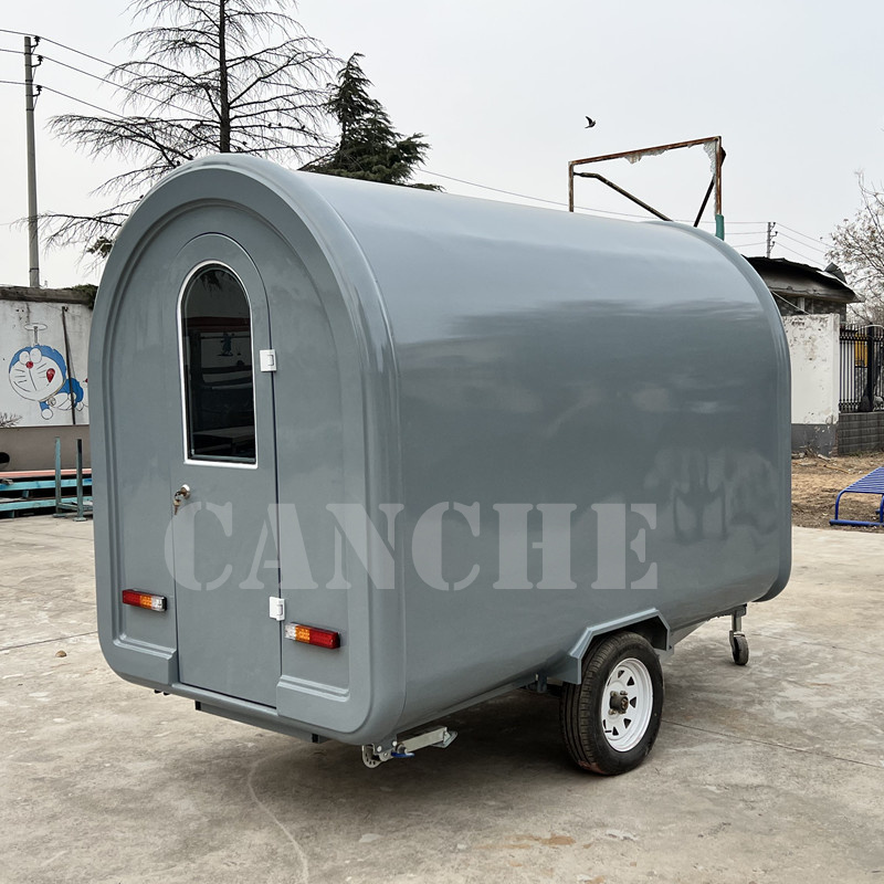 brand new custom food trailer 3 meter box street food truck custom trailer burger van ice cream cart