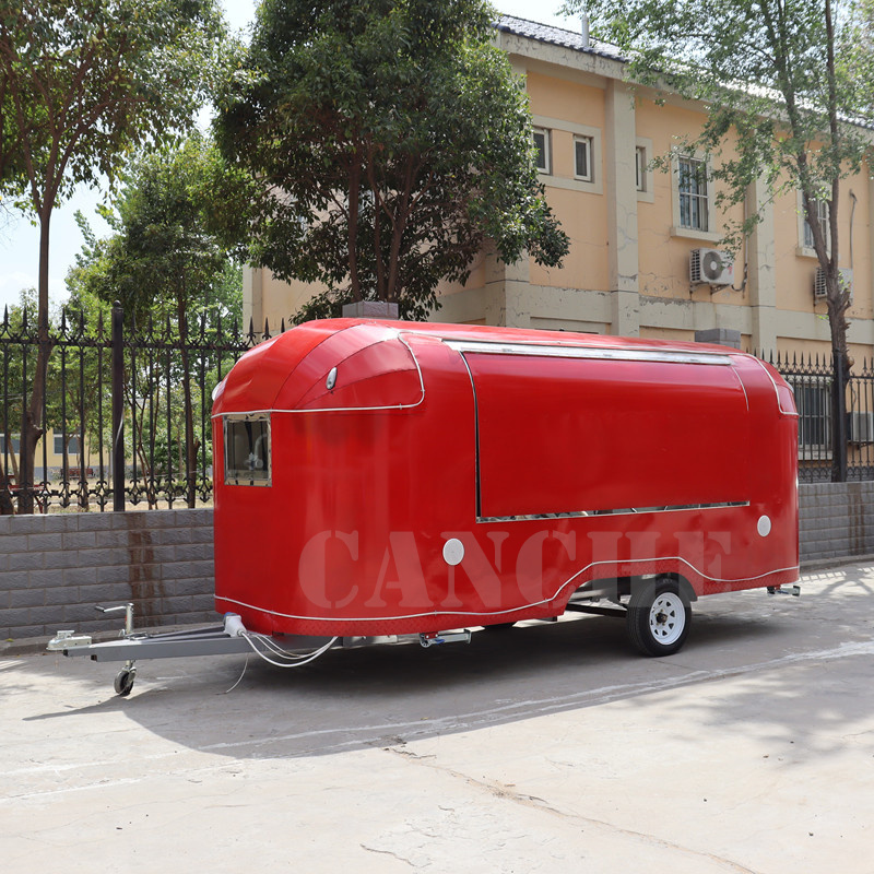 Fully Equipped Food Truck for Sale Europe Customized Concession Bubble Tea Coffee Vending Cart Food Trailer