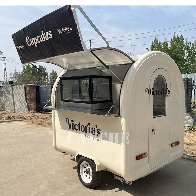 Most popular arestream food truck ice cream trailer mobile food van for sale