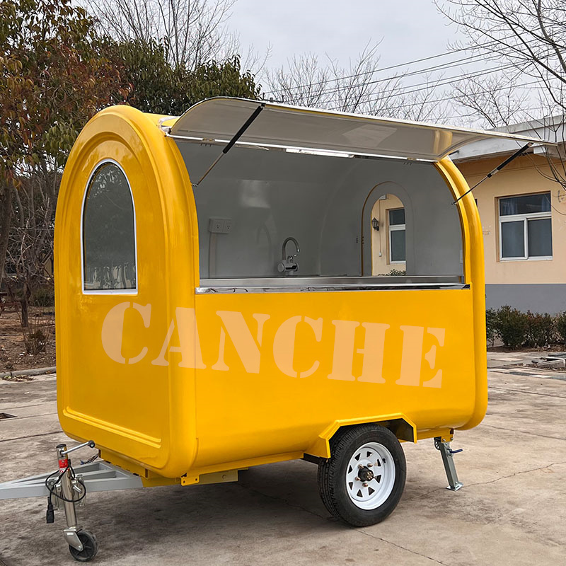 Multi-function Commercial Catering Food Trailer Mobile Nail Barbershop Beauty Hair Salon Ttuck Trailer For Sale