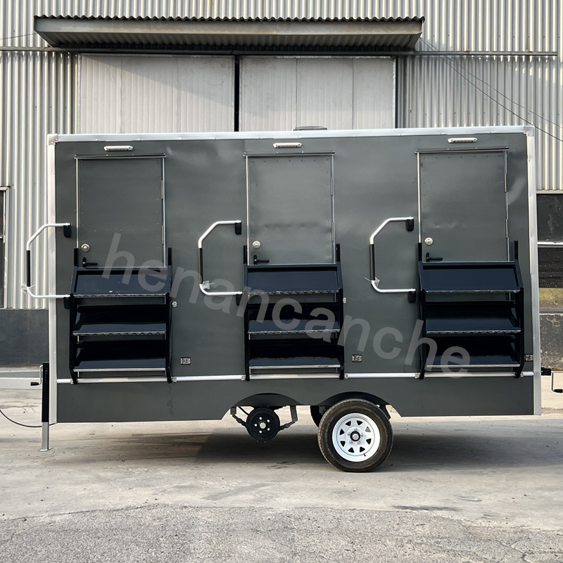 Luxury Restroom Toilets and Shower Outdoor Bathroom Trailer Toilet Mobile Portable Toilet or Trailer For Sale