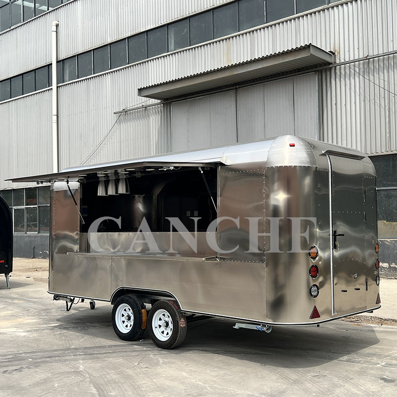 Fast Food Carts Mobile Kitchen Hot Dog Beer Bar Pizza Truck BBQ Fast Food Truck Restaurant Taco Cart Concession Food Trailer