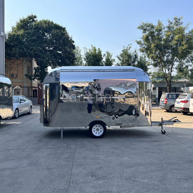 Outdoor Shawarma Turkey Mobile Food Cart Snack Food Vending Cart for Slush Machine Trailer