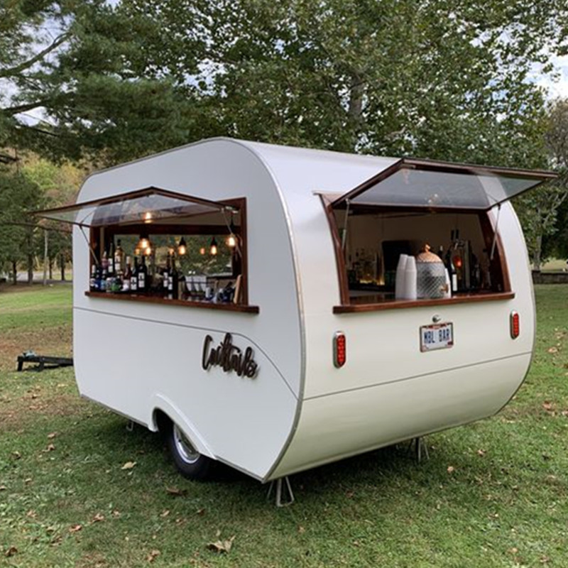 New Designed churros cart for food truck mobile kitchen with snack machines