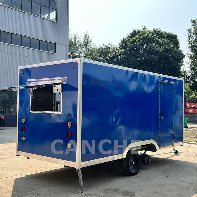 Mobile lunch franchise stainless steel cart crepe making food cart trolley food bucket cart