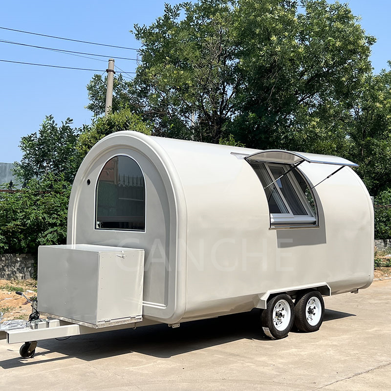 mini mobile airstream coffee ice cream food trailers fully equipped small mobile snack machines bbq food truck for sale