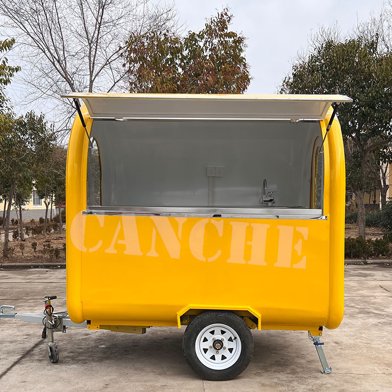 Multi-function Commercial Catering Food Trailer Mobile Nail Barbershop Beauty Hair Salon Ttuck Trailer For Sale