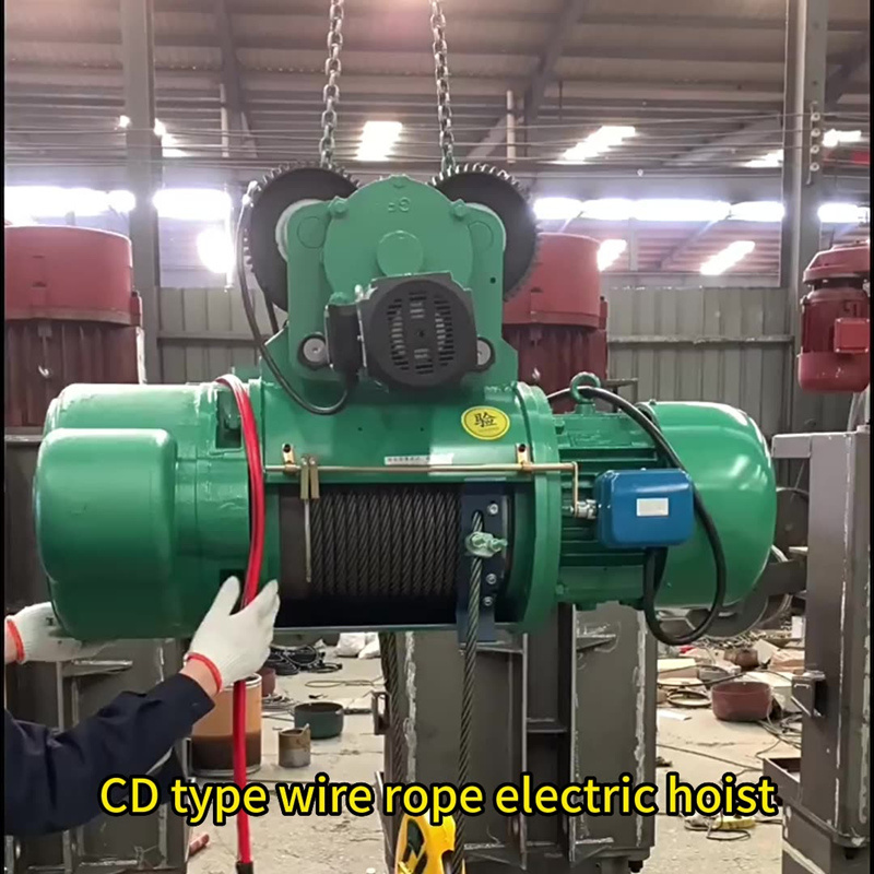 Cd/md Type Electric Wire Rope Hoist Winch 3 Ton 5 Ton 10 Ton For Sale