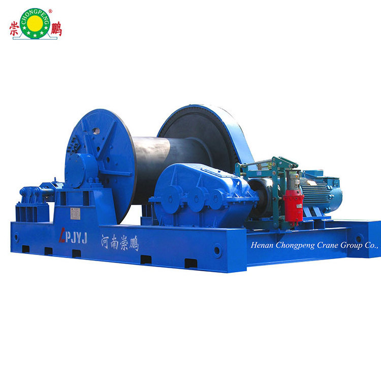 Variable Speed 10 Ton Electric Pulling Winch Design for Ship Launching