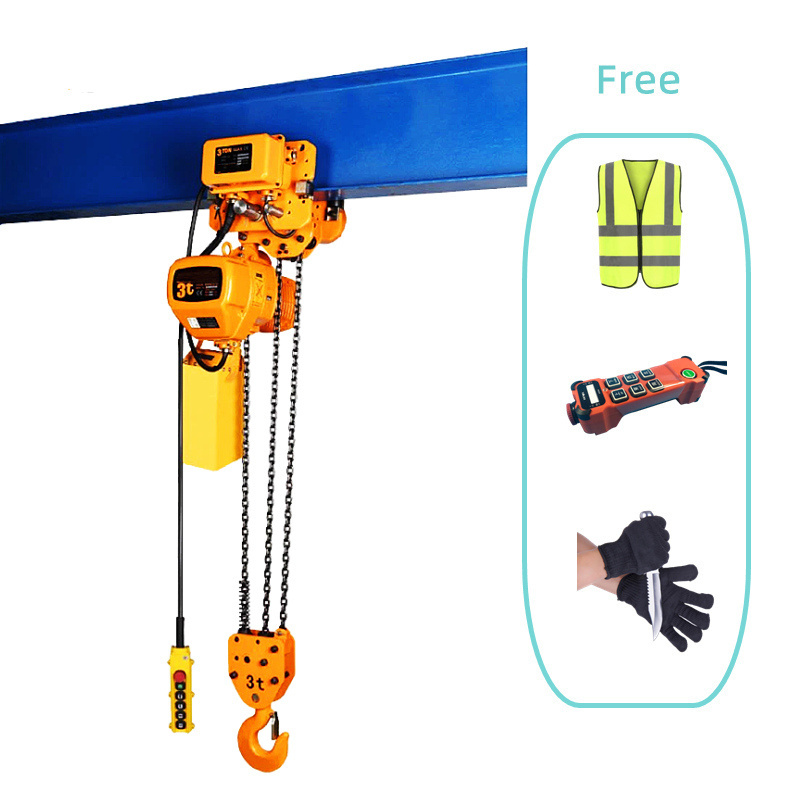 Movable Folding Car Great Quality Engine Electric Hoist Chain Block Stage Hoist Electric Engine Hoist