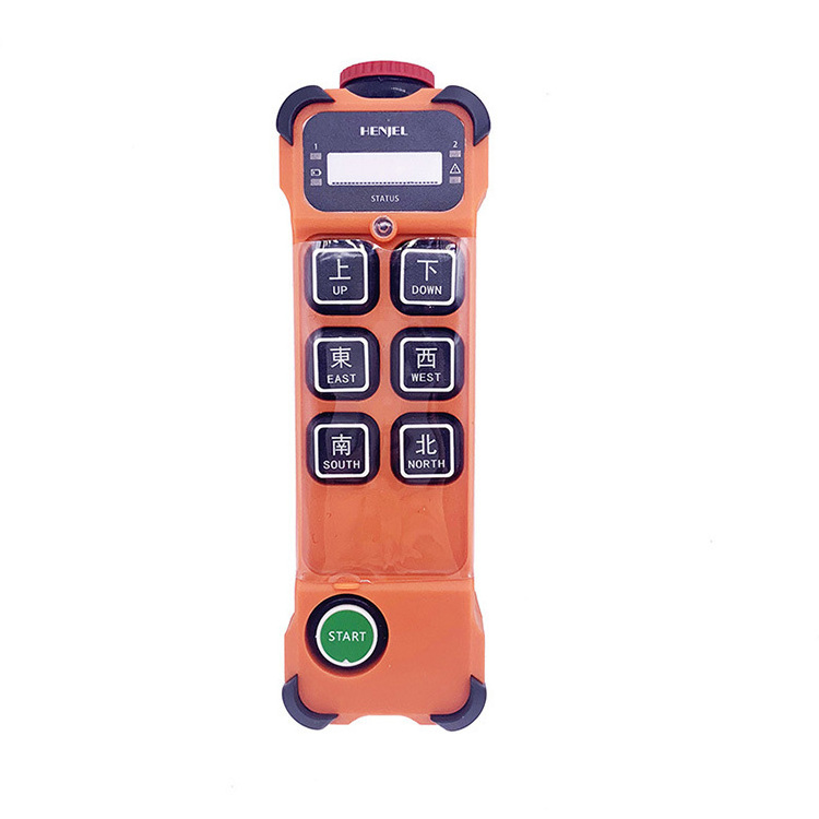 High Quality Universal Industrial 2 Speed Button Overhead Wireless Crane Remote Control For Crane/Hoist/Winch