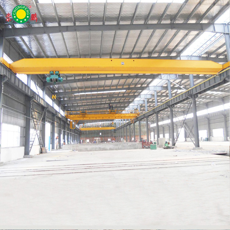 Electric Drive Motor Overhead Crane 10t 20 Ton Single Beam Suspension Overhead Hoist Travelling Roof Bridge Crane Price