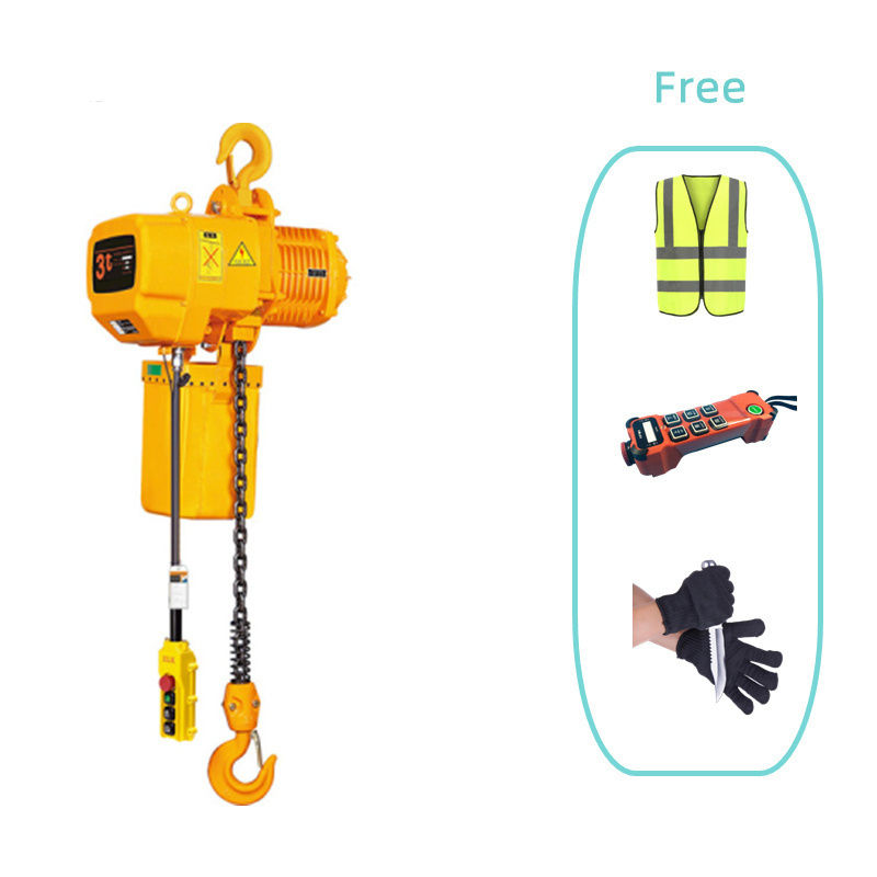 Manufacturer Custom Wholesale 5 Ton Electric Chain Hoist Crane Hoist