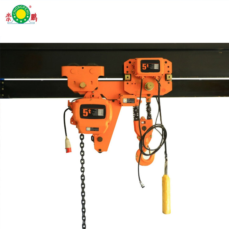 Electric Chain Hoist With Motorized Trolley Hoisting For Factories Warehouses Construction Tackle Electric Hoist