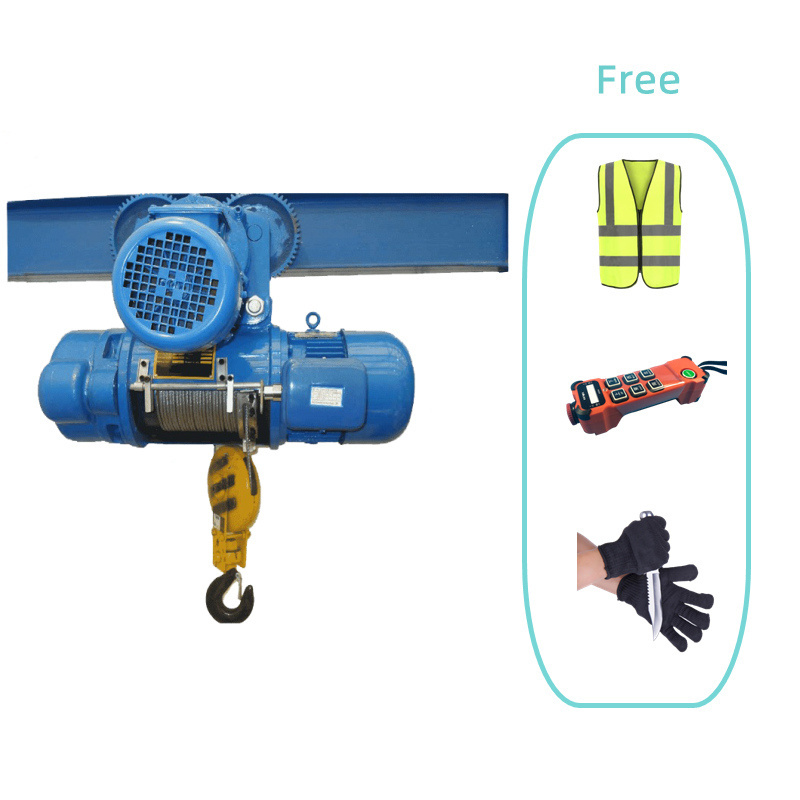 Light Duty Top Roof Traveling Motor Driven Electric Hoist 2.3 Ton Single One Beam Girder Overhead Bridge Crane For Sale