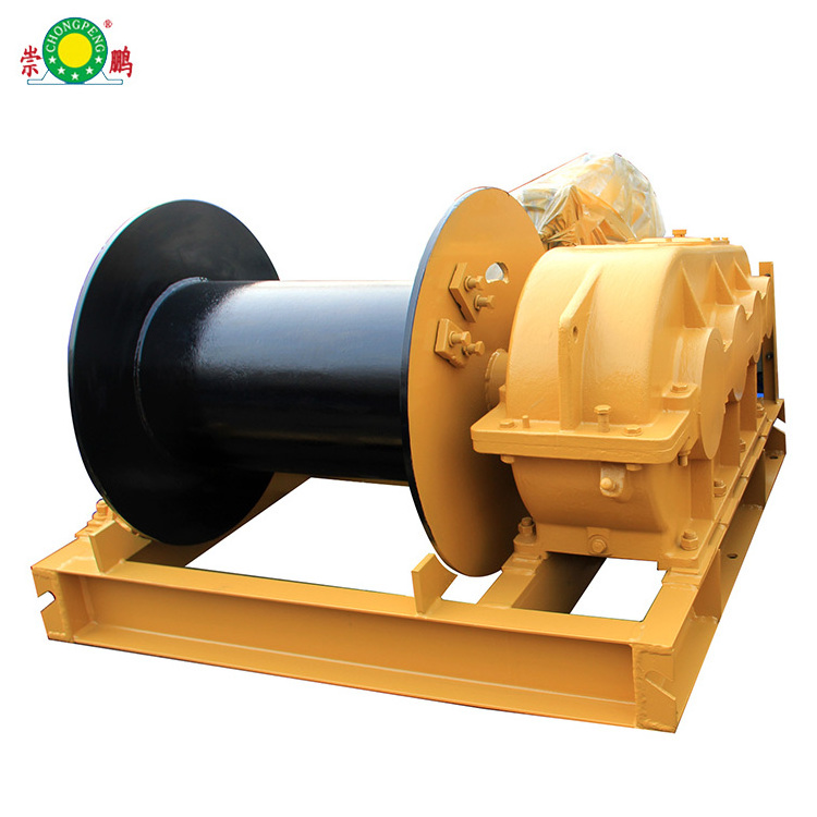 Variable Speed 10 Ton Electric Pulling Winch Design for Ship Launching