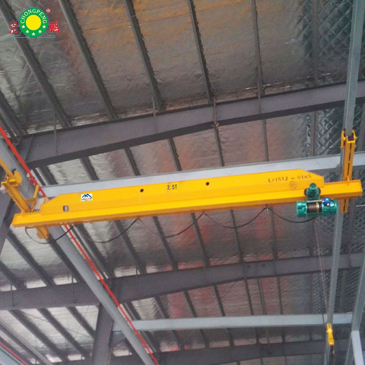 Electric Drive Motor Overhead Crane 10t 20 Ton Single Beam Suspension Overhead Hoist Travelling Roof Bridge Crane Price