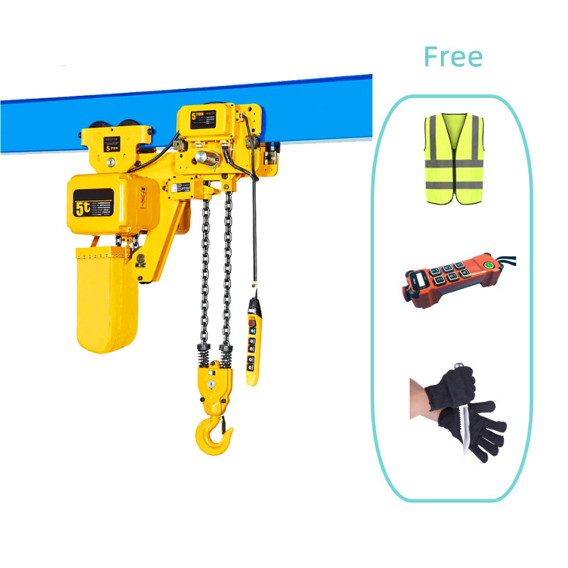 Electric Chain Hoist G80 Chain Double Installation 380v 5t 5m Electric Chain Hoist