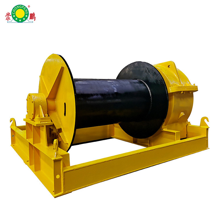 Variable Speed 10 Ton Electric Pulling Winch Design for Ship Launching